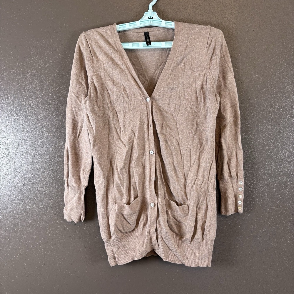 Massini Womens Sweater Sz M Medium Cardigan Casual Long Sleeve Lots Pilling Fair